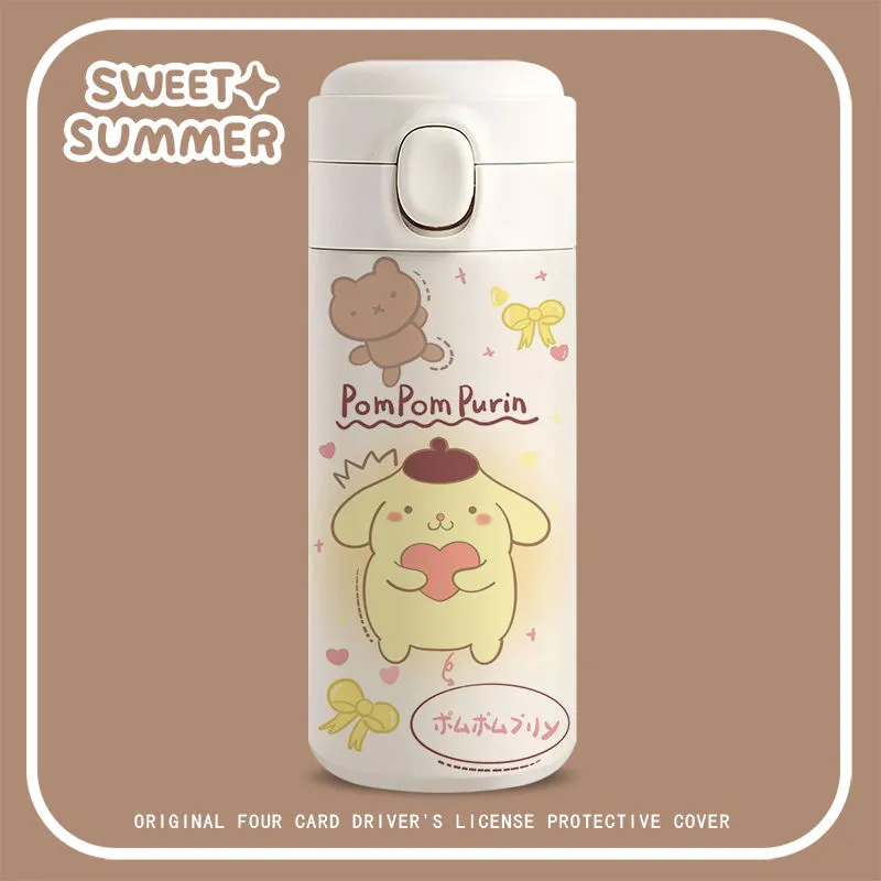 Cartoon White Water Bottle