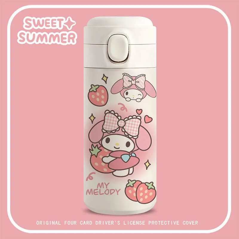 Cartoon White Water Bottle