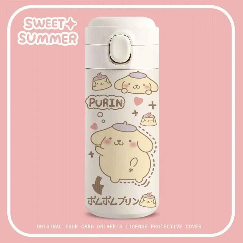 Cartoon White Water Bottle