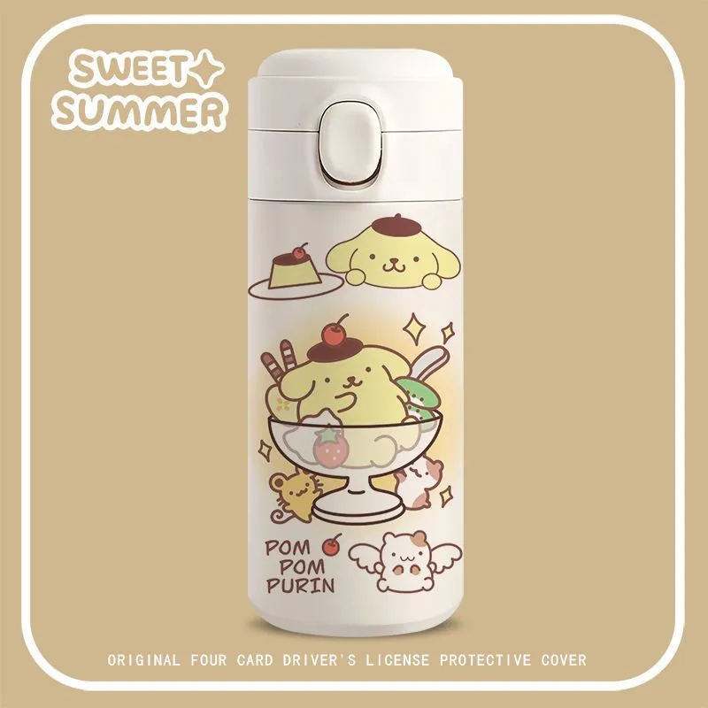 Cartoon White Water Bottle