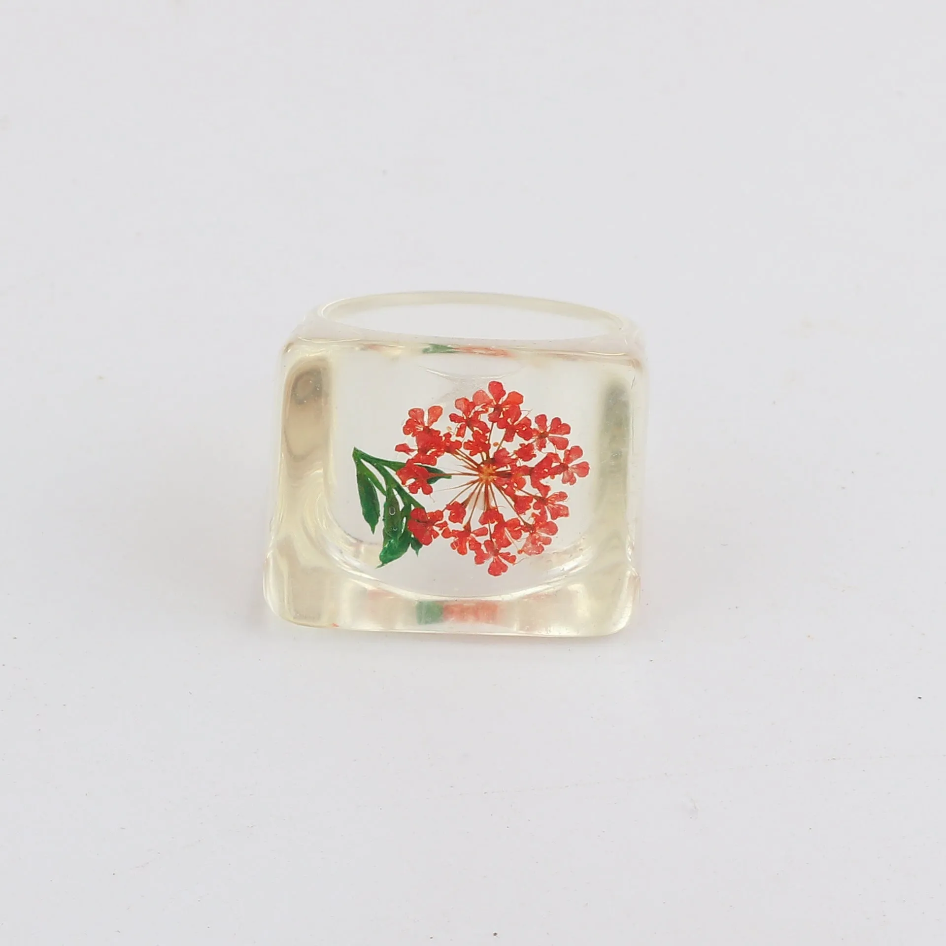 Cartoon Women Flower Fruit Plastic Rings