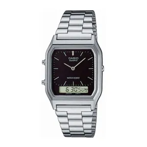 Casio Classic Unisex  Analogue and Digital Silver AQ230A-1DS / AQ-230A-1DMQ