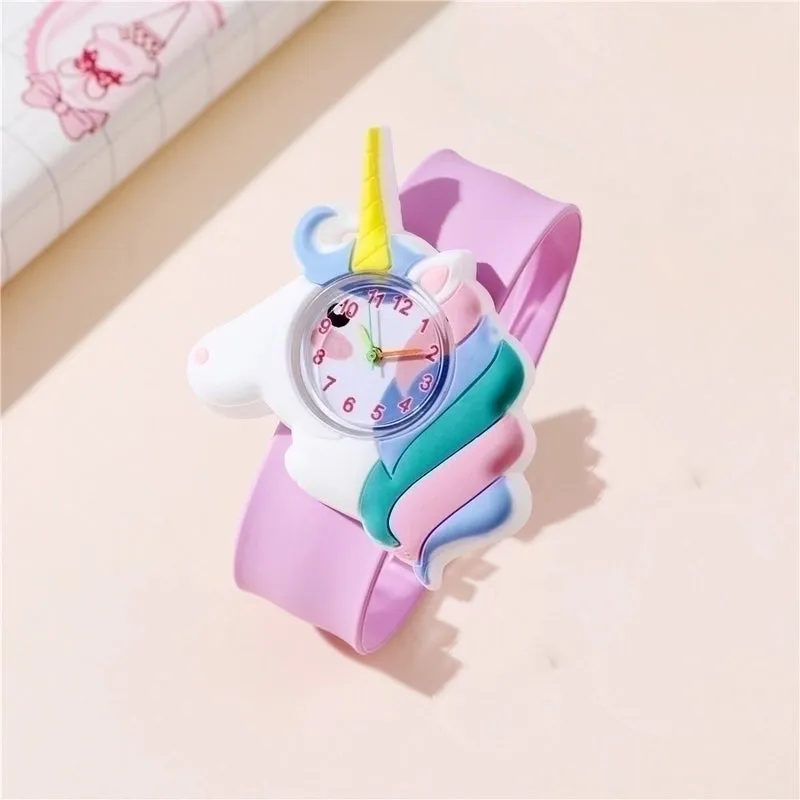 Casual Cartoon Buckle Quartz Kids Watches