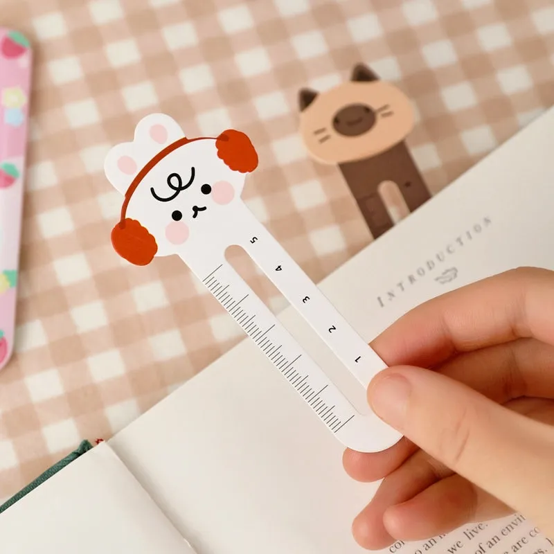 Cat and Animal City Cartoon Mini Scale Bookmark Pack