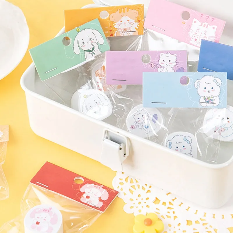 Cat and Dog Cute Cartoon Animal Shaped Rubber Stamp