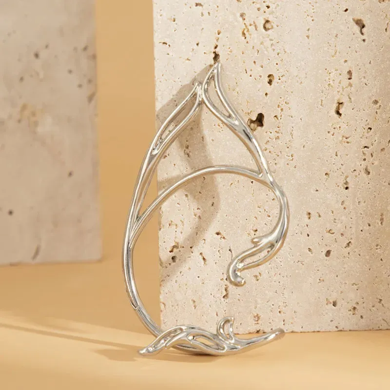 Cat Ear Clip Cuff Earrings