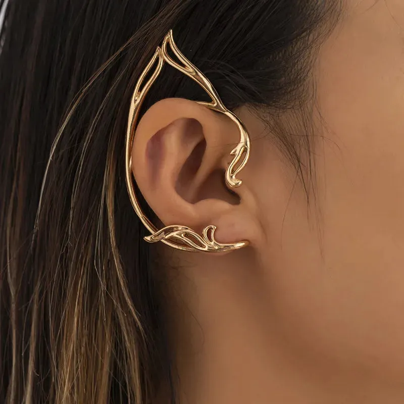 Cat Ear Clip Cuff Earrings