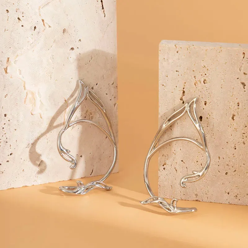 Cat Ear Clip Cuff Earrings