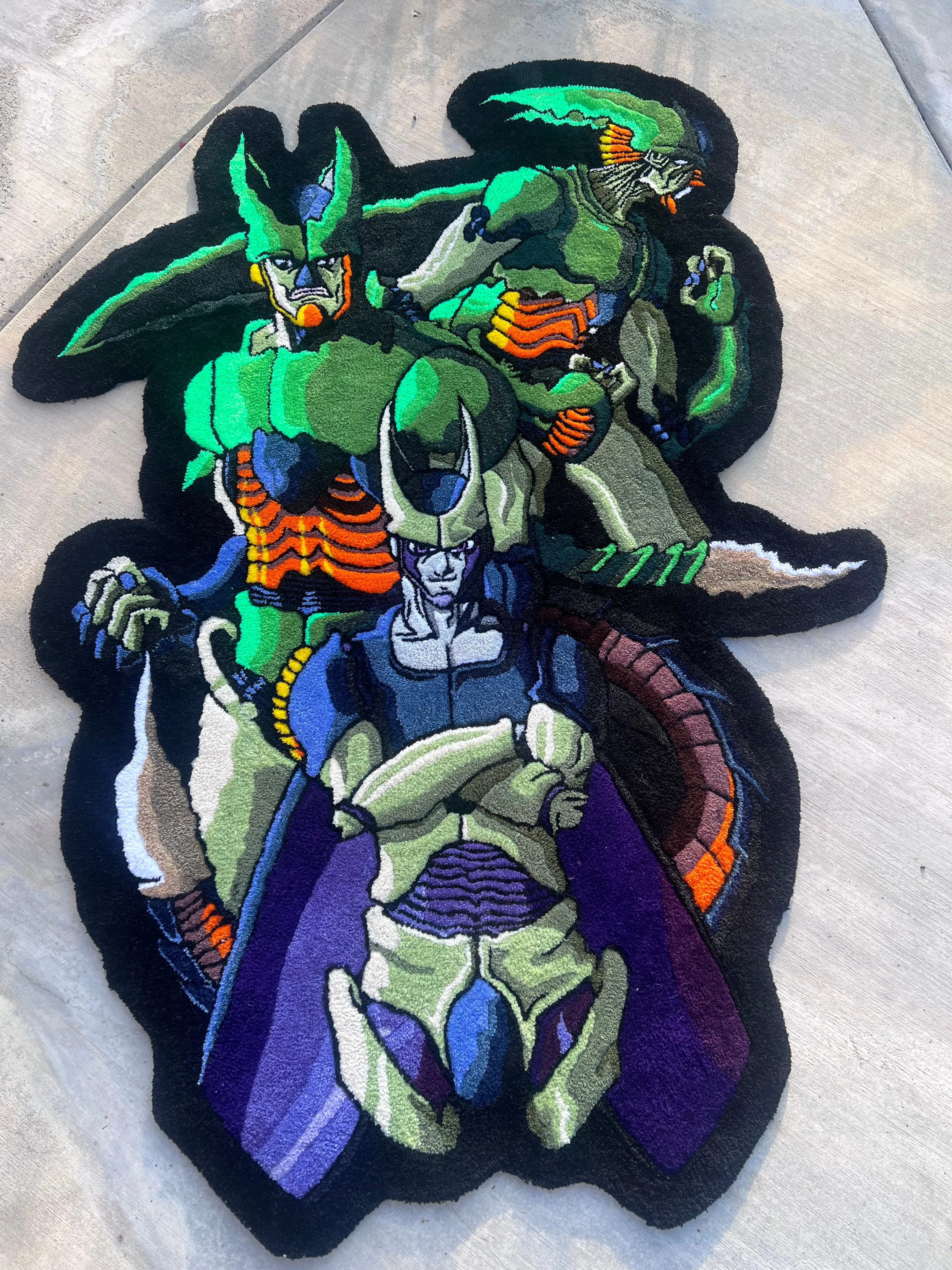 Cell Trio Dragonball Z Rug
