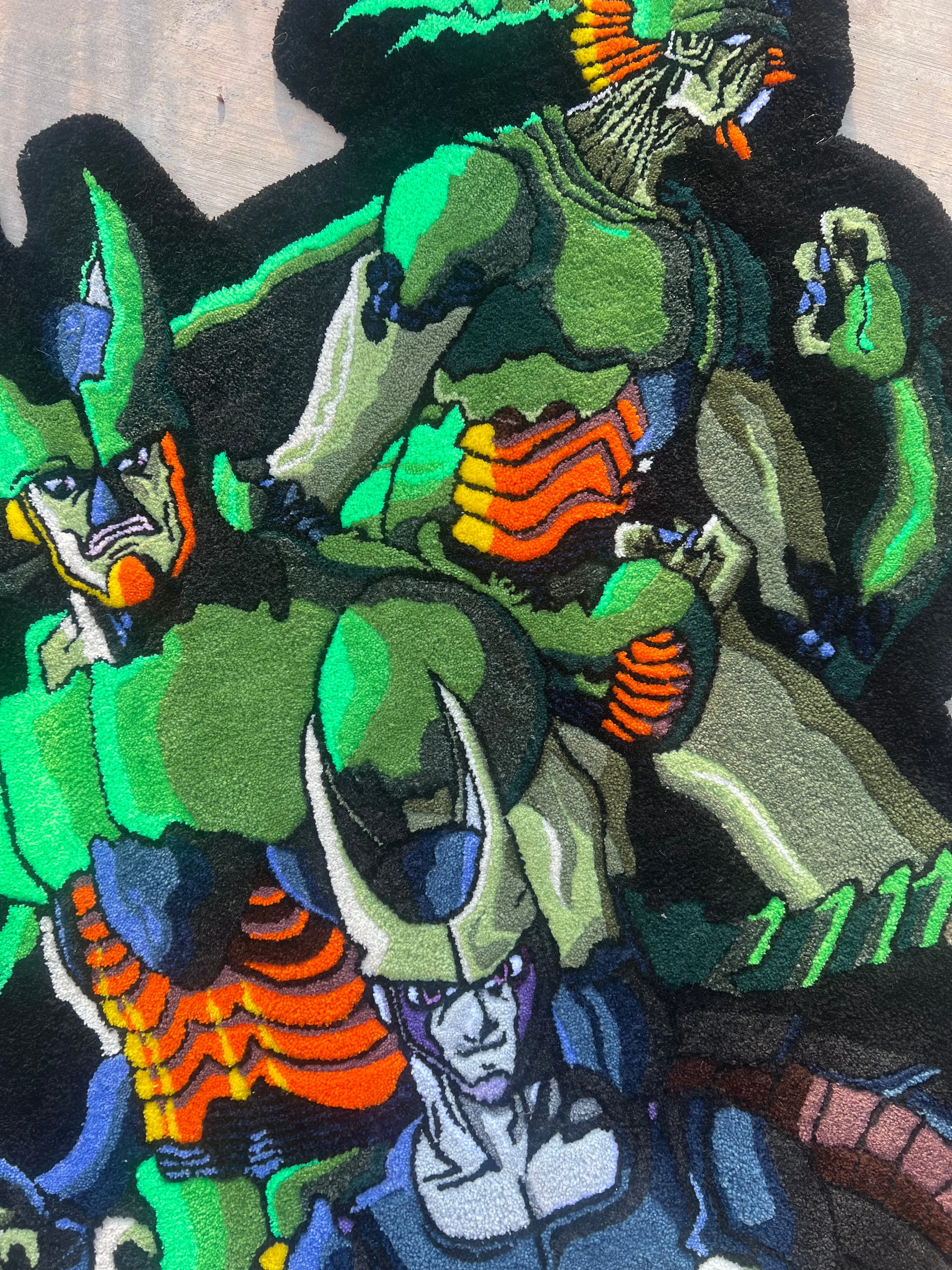 Cell Trio Dragonball Z Rug