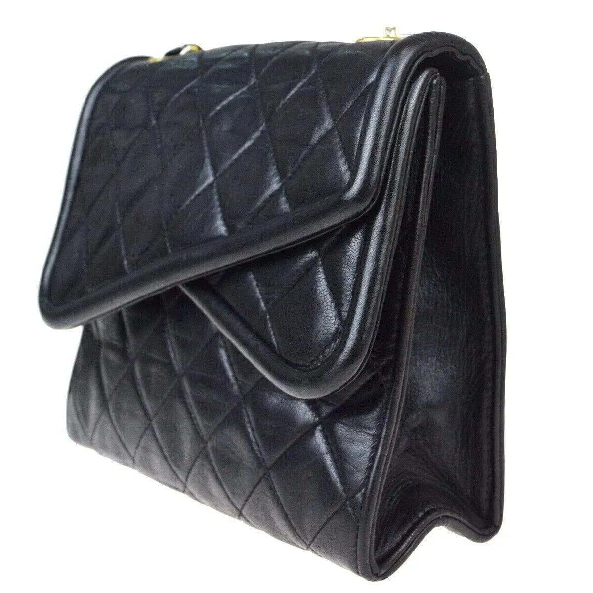 Chanel Vintage Double Flap Shoulder Bag with Tassel