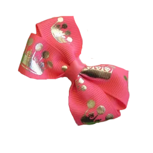 Cherish Hair Bow - Silver Princess