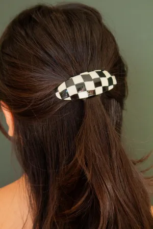 Chess Board Barrette