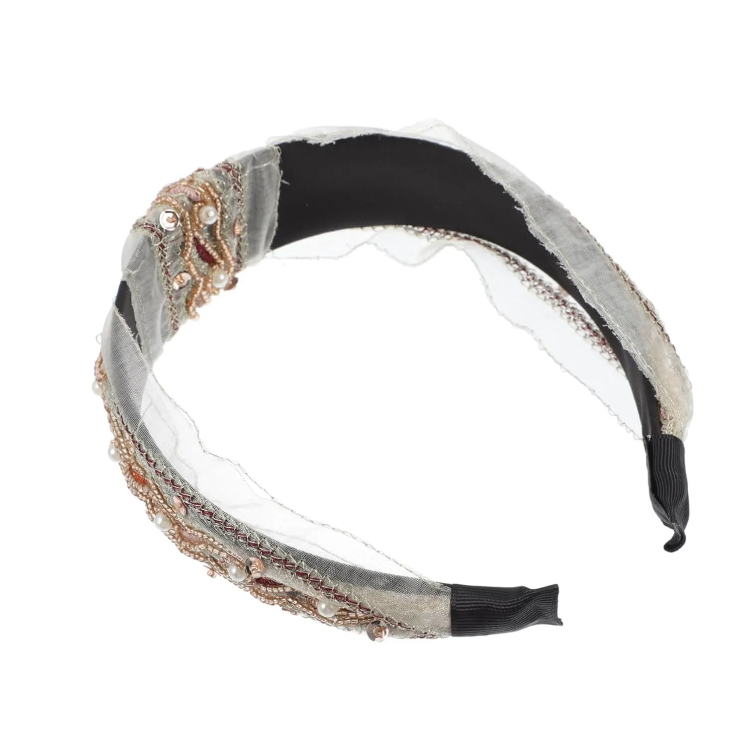Chic Pearl and Rhinestone Hair Clasp Elegant Decorative Hair Hoops for Women Comfortable Fit Versatile for All Hair Styles for Special Occasions and Everyday Wear