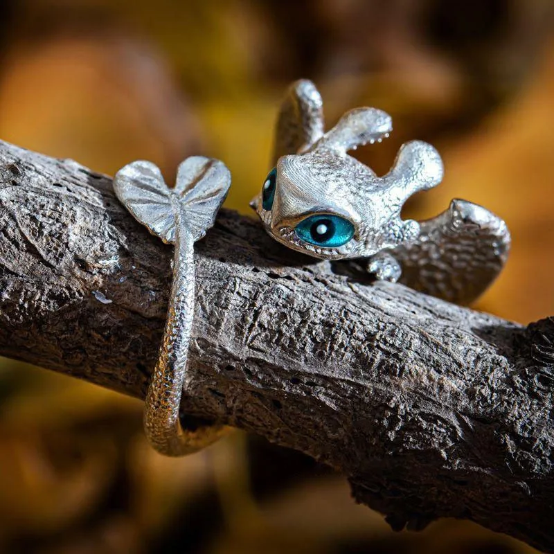 Chicmy-Cute Cartoon Elf Toothless Aberdeen Metal Open Rings