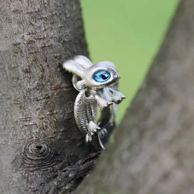 Chicmy-Cute Cartoon Elf Toothless Aberdeen Metal Open Rings