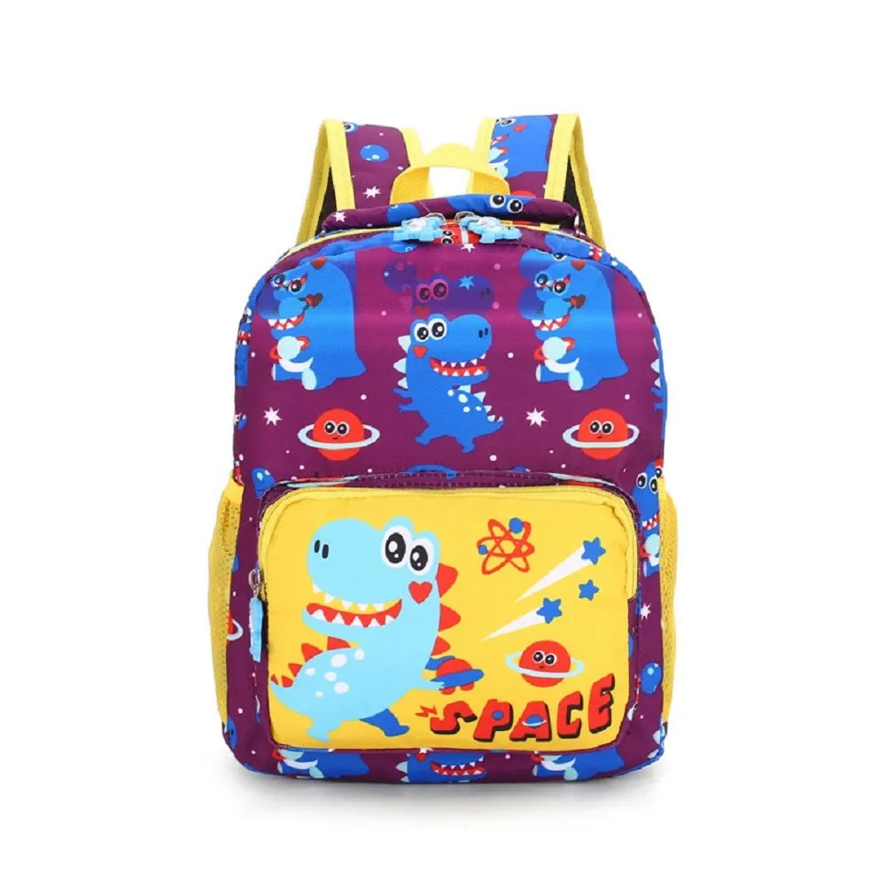 Children Cartoon Dinosaur Print Backpack School Satchel Travel Bag
