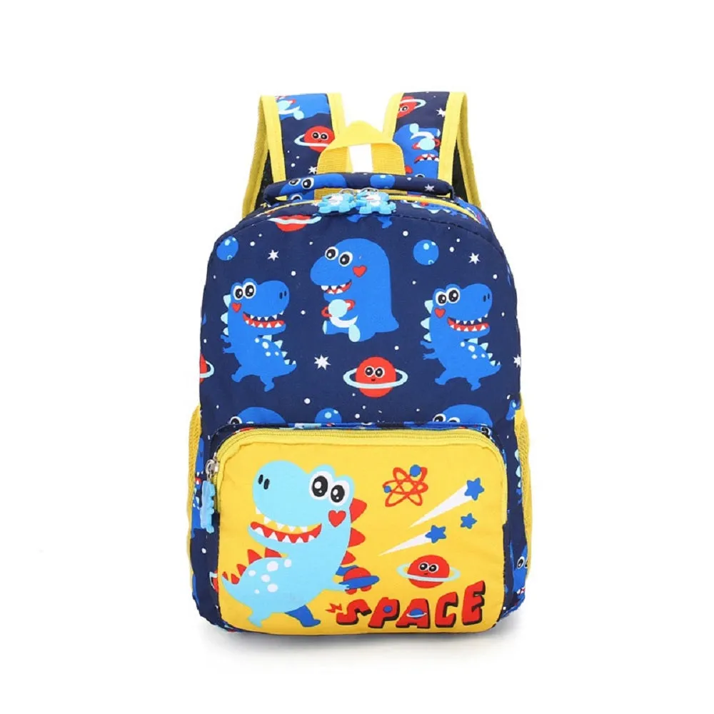 Children Cartoon Dinosaur Print Backpack School Satchel Travel Bag
