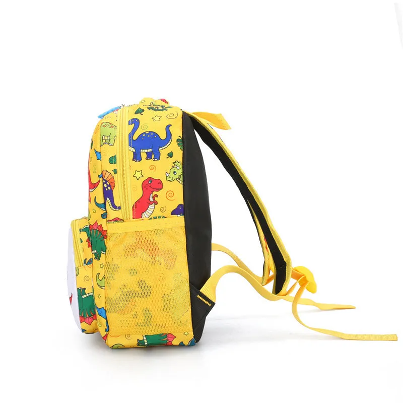 Children Cartoon Dinosaur Print Backpack School Satchel Travel Bag