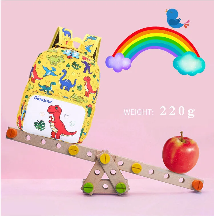 Children Cartoon Dinosaur Print Backpack School Satchel Travel Bag