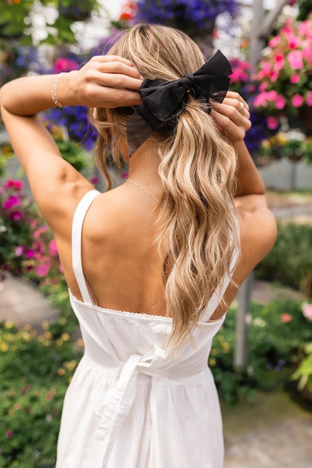 Chiquita Sheer Bow Banana Claw Clip