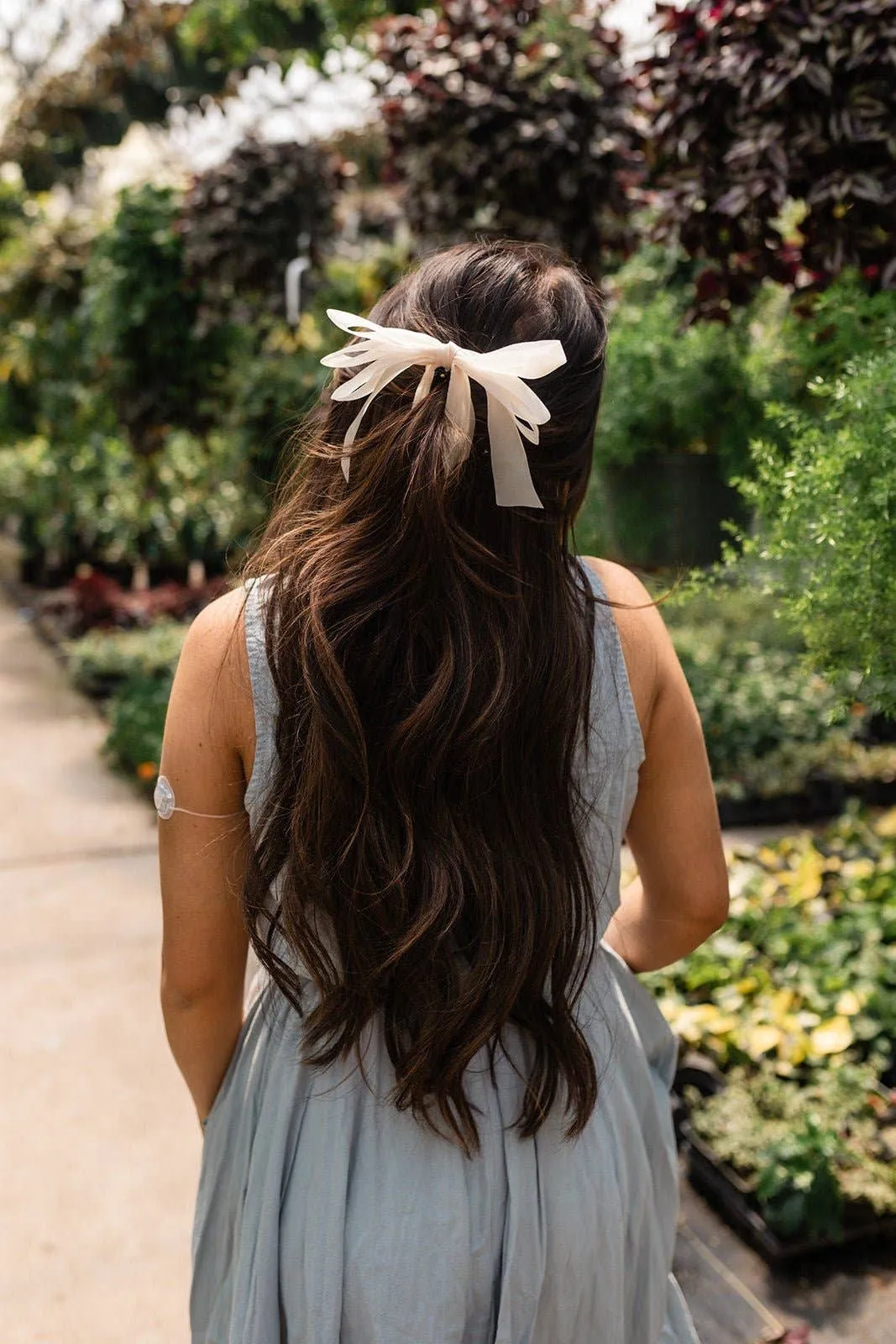 Chiquita Sheer Bow Banana Claw Clip