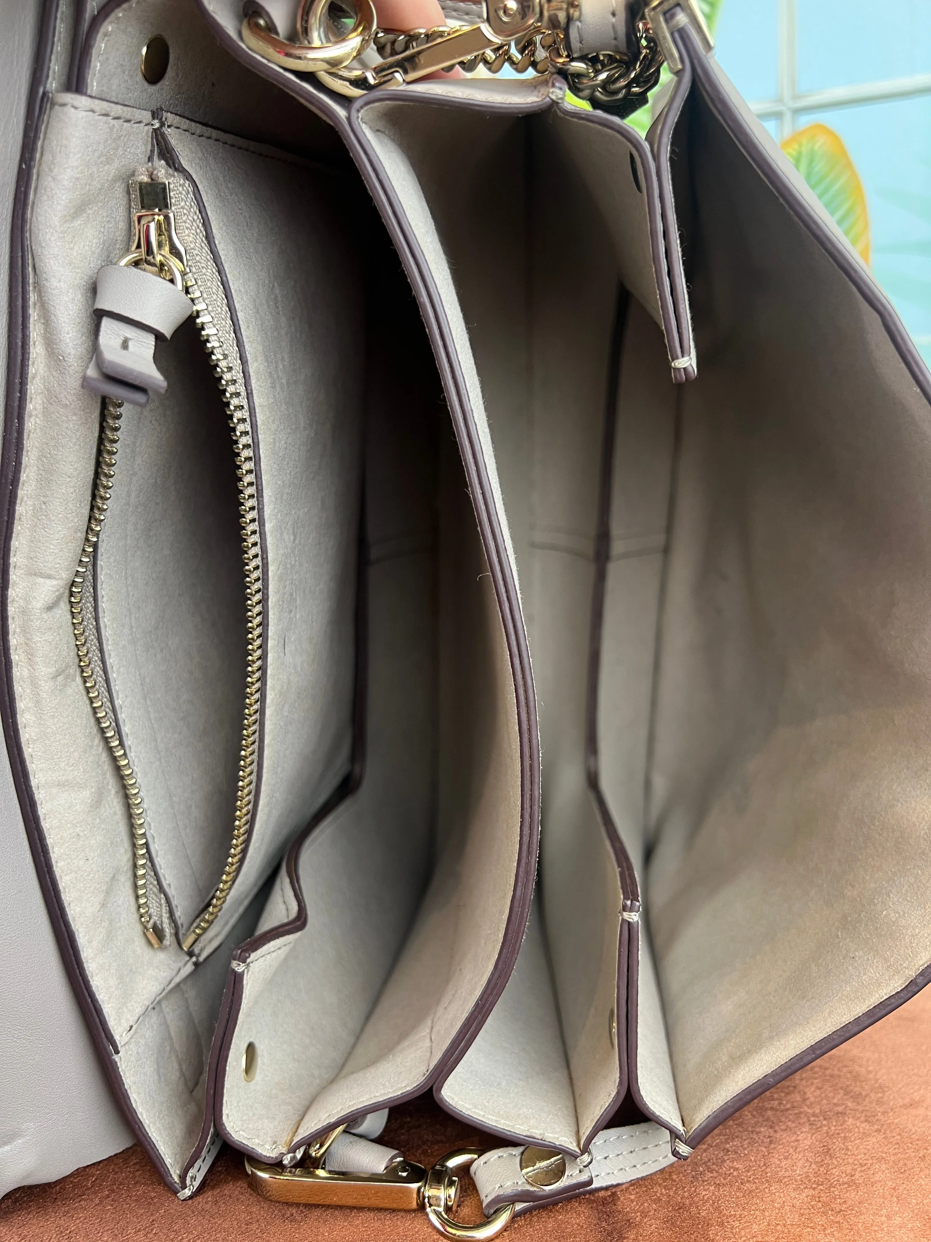 Chloé Faye bag beige