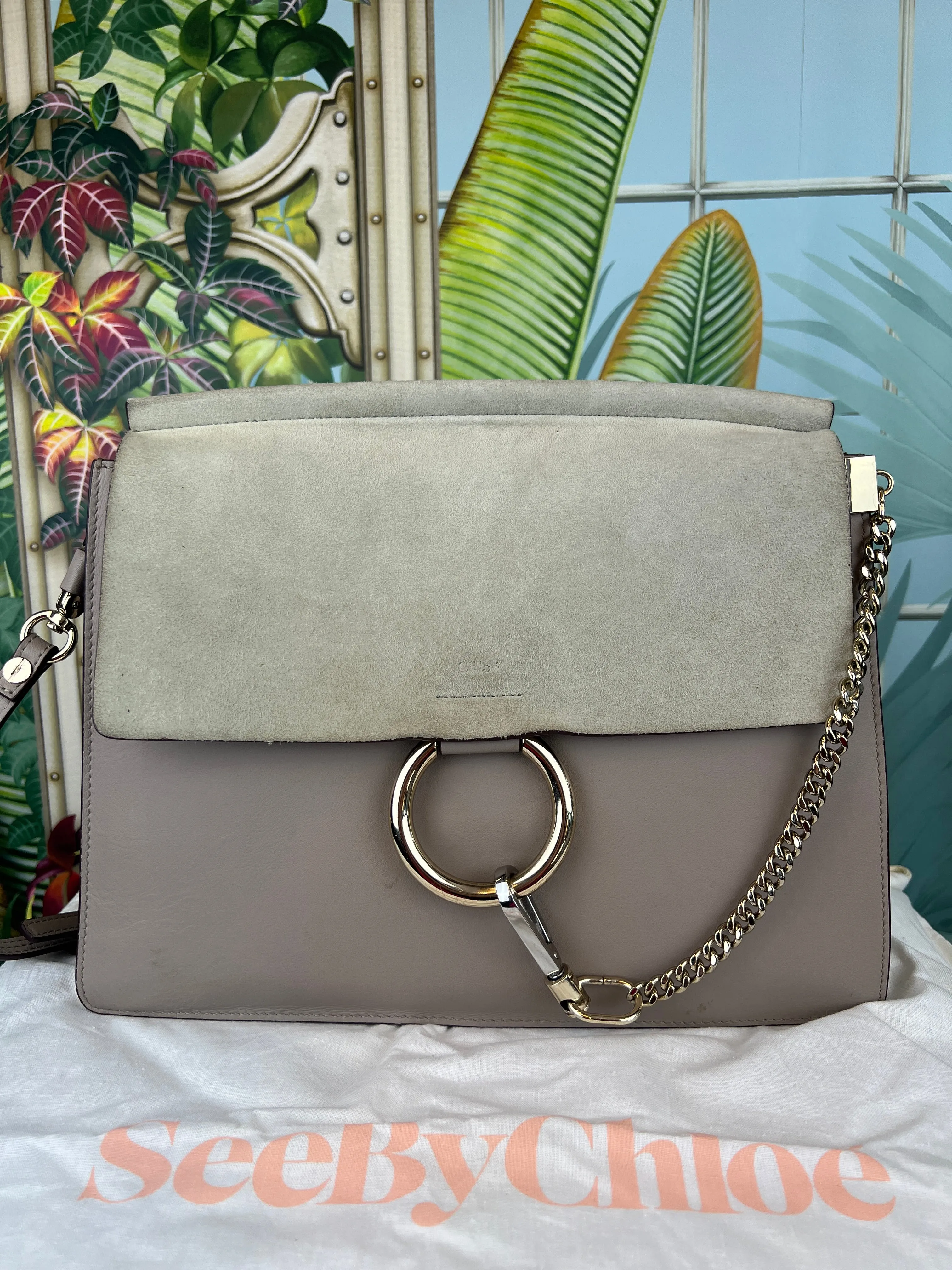 Chloé Faye bag beige