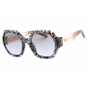 Chopard Women's Sunglasses - Havana Acetate Irregular Full Rim Frame | SCH362M 0T66