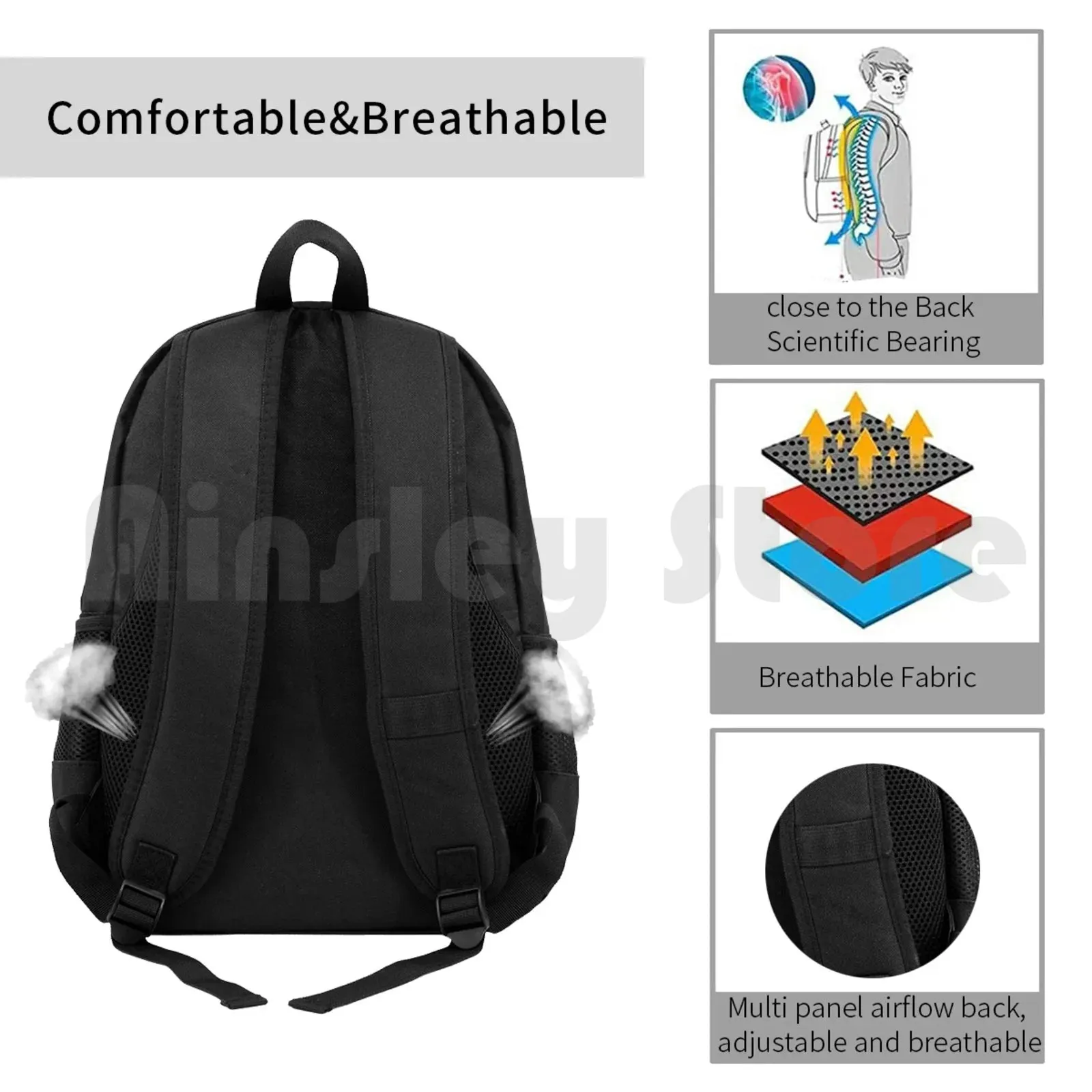 Chris Cornell Tribute Hiking Backpack – Waterproof, Stylish, and Ready for Any Adventure