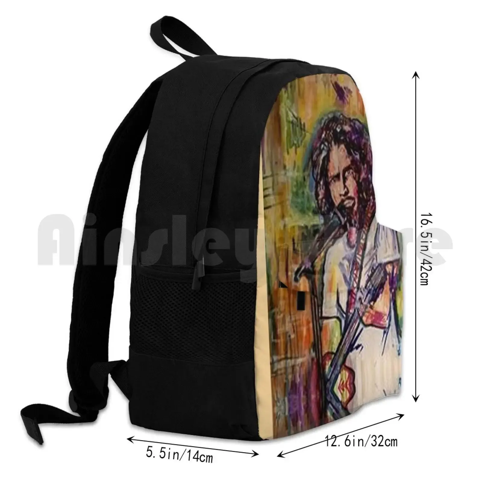 Chris Cornell Tribute Hiking Backpack – Waterproof, Stylish, and Ready for Any Adventure