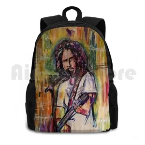 Chris Cornell Tribute Hiking Backpack – Waterproof, Stylish, and Ready for Any Adventure