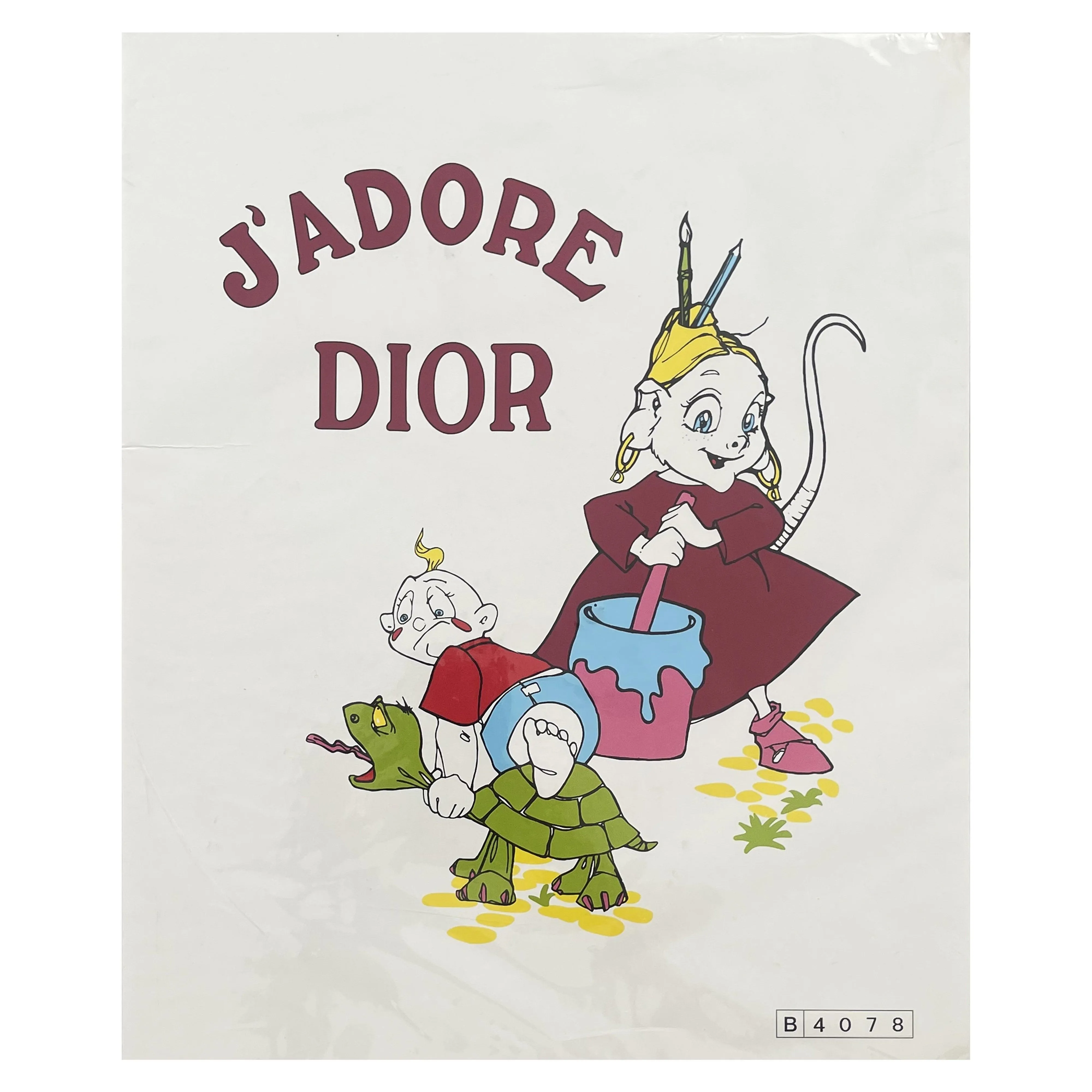 Christian Dior Cartoon T-Shirt Summer Holiday Cruise 2002