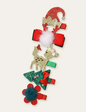 Christmas Cartoon Barrettes