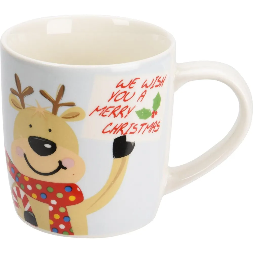 Christmas Cartoon Style Porcelain Mug | 320ml