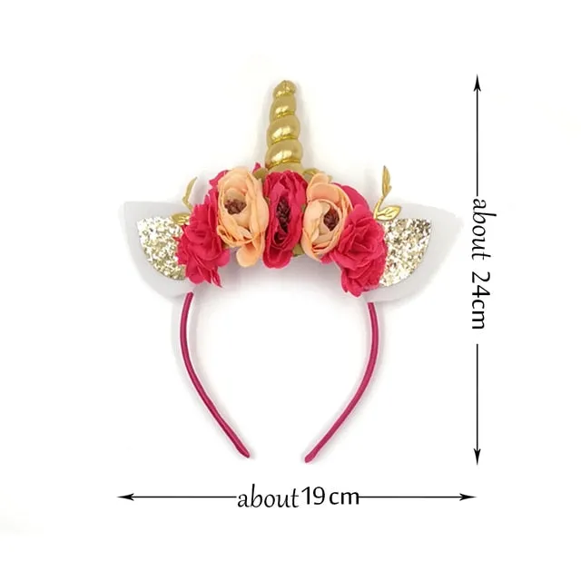 Christmas Reindeer Antler Baby Headbands Newborn Photography Props