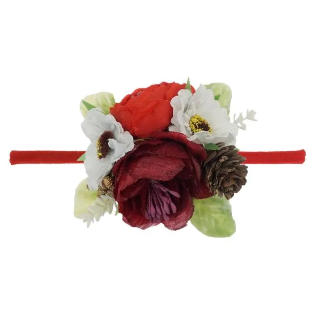 Christmas Reindeer Antler Baby Headbands Newborn Photography Props