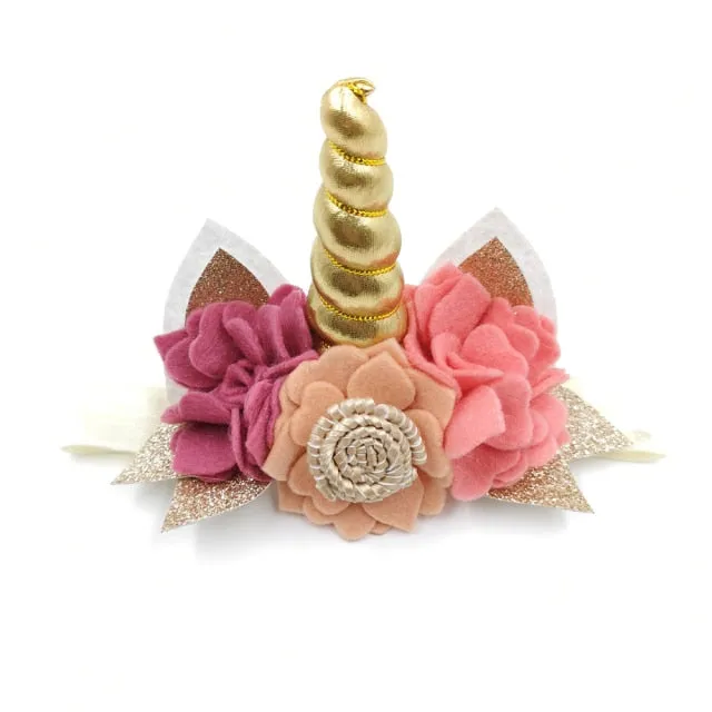 Christmas Reindeer Antler Baby Headbands Newborn Photography Props