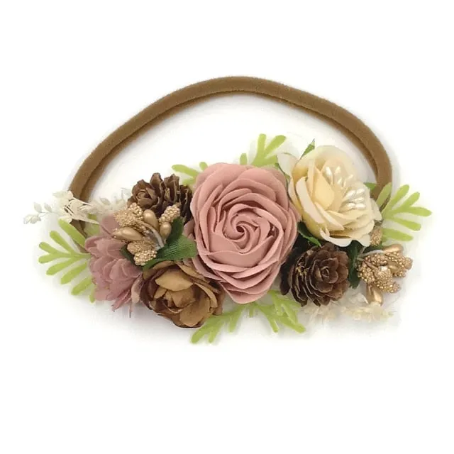 Christmas Reindeer Antler Baby Headbands Newborn Photography Props