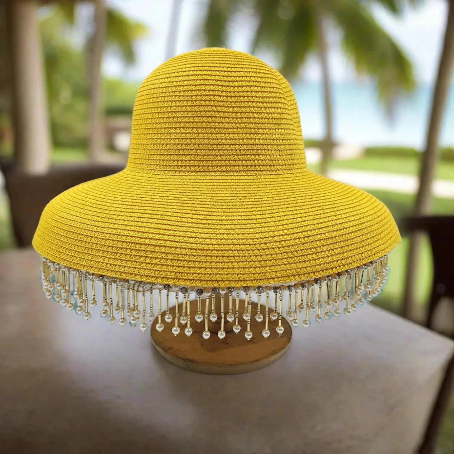Classic Fringe Pearl Hat