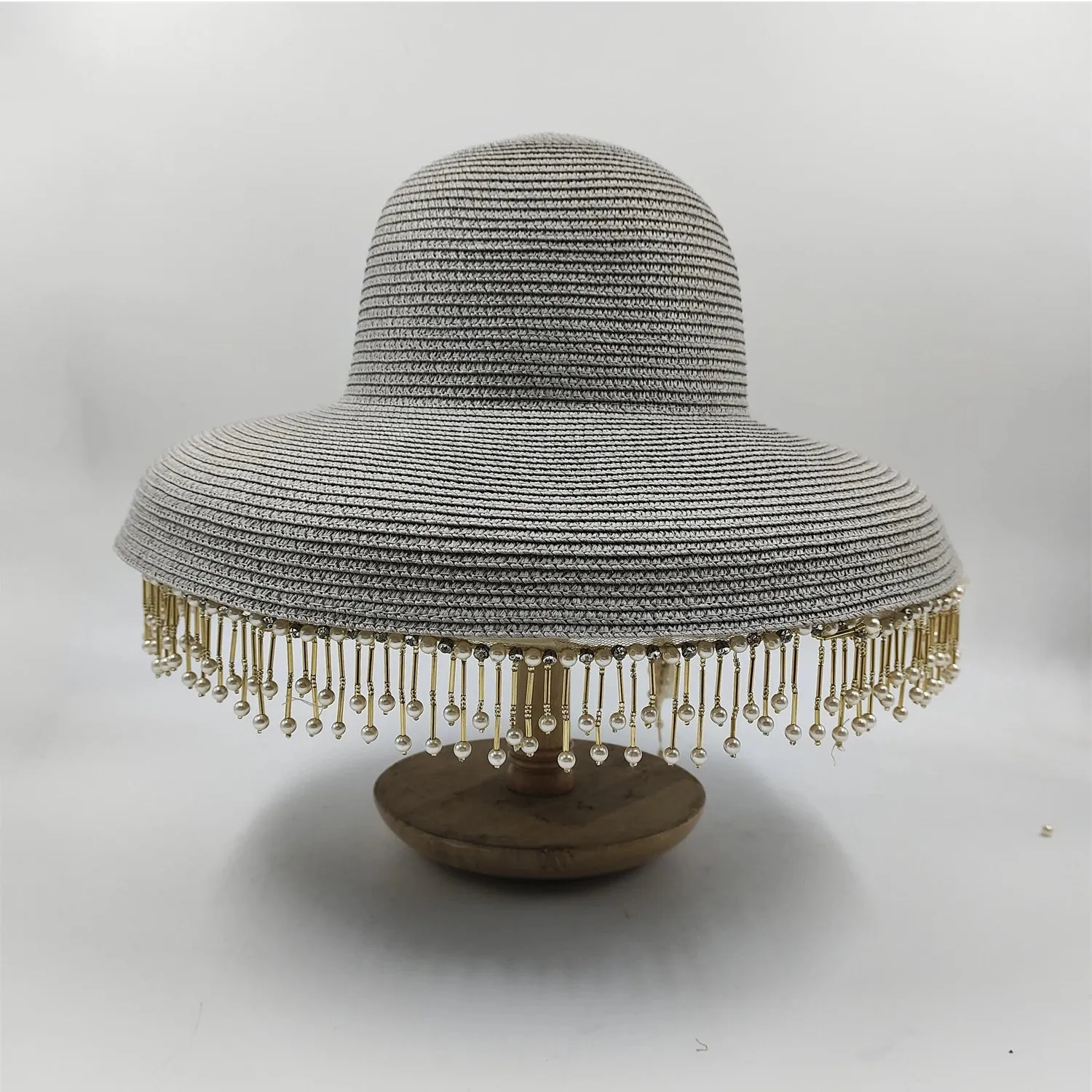 Classic Fringe Pearl Hat