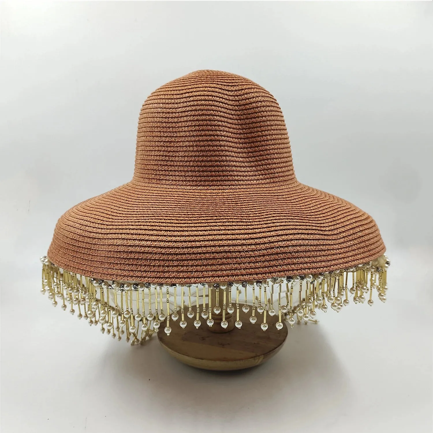 Classic Fringe Pearl Hat