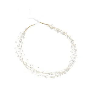 Classic Pearl Bridal Headband Wedding Headpiece Glamorous Hair Accessories for Women