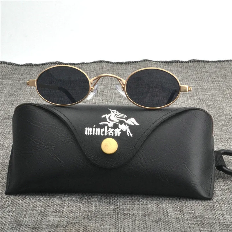 Clear Color Lenses Small Oval Sunglasses