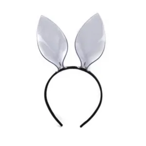 Clear Vinyl Dog Ear Headband