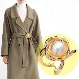 Coat Belt Buckles Windbreaker Fixed Button Scarf Buckle Silk Scarf Button Ring