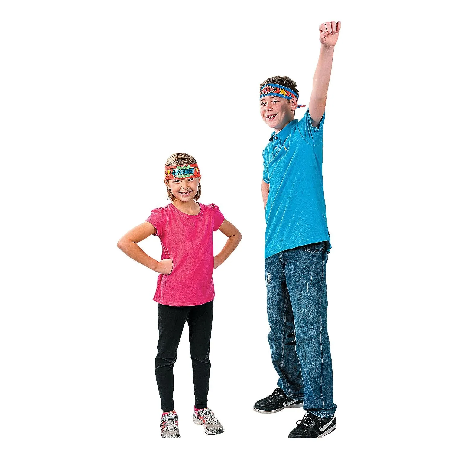 Color Your Own Superhero Headbands (12 Pack)