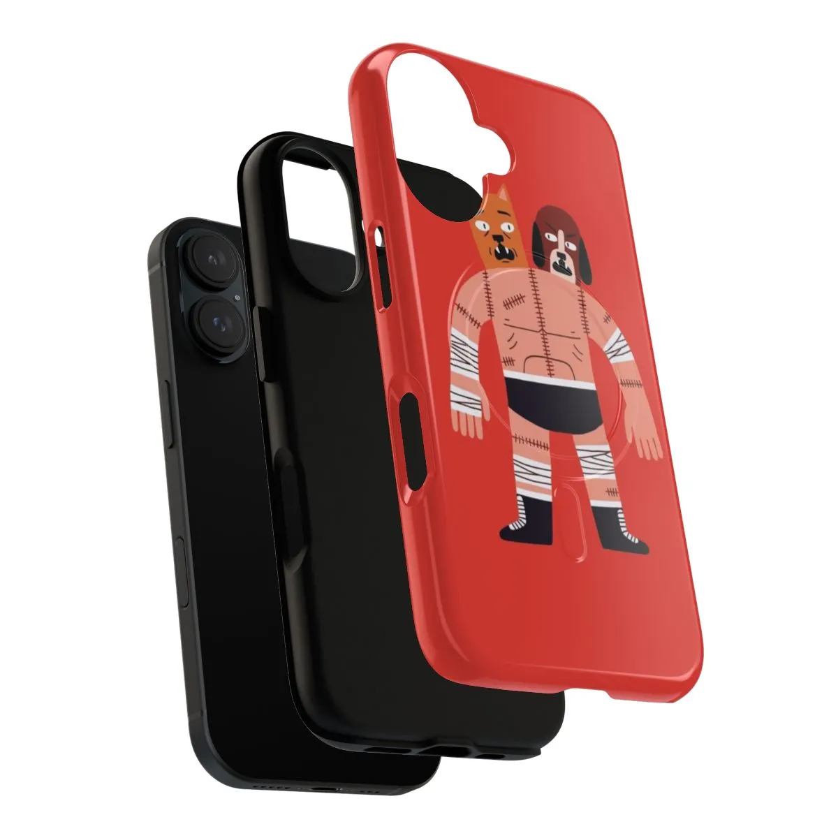Colorful Cartoon Pet Phone Case - Unique Whimsical Design