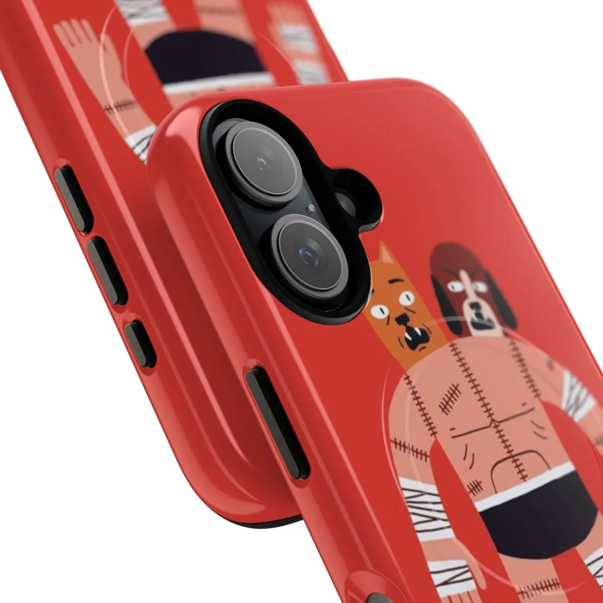 Colorful Cartoon Pet Phone Case - Unique Whimsical Design