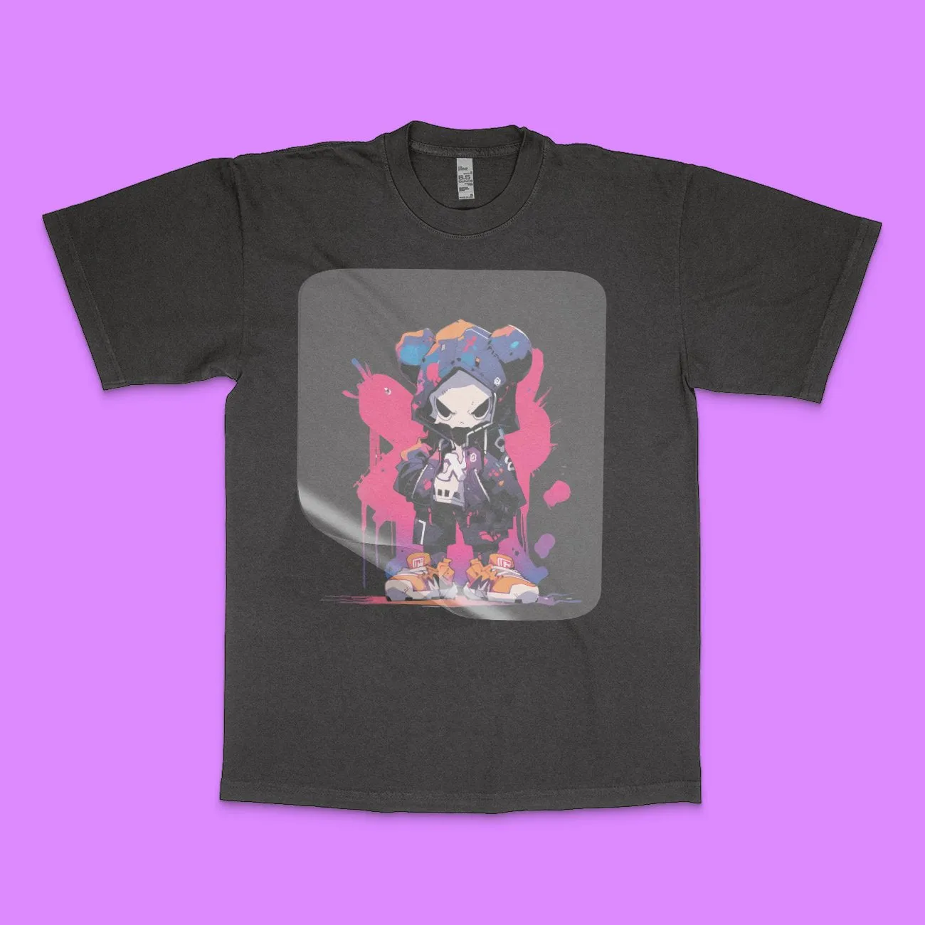Colorful Street Cartoon Character